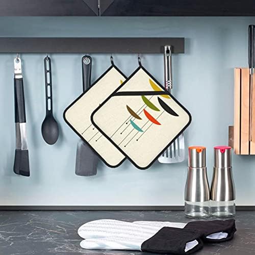 Ruzoap 2pcs Oven Mitts Potholders Set