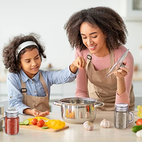 12-Piece Clear Glass Salt Pepper Shaker Set
