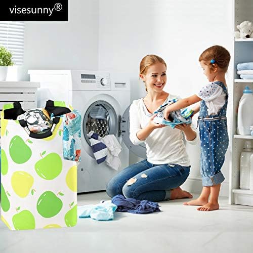 Collapsible Laundry Basket with Handle for Home Dorm