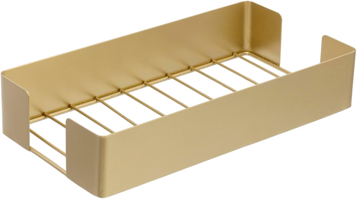 MyGift Modern Gold Tone Paper Towel Holder for Bathroom Countertop