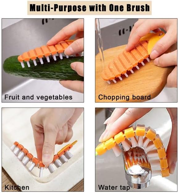 Tangseajiao Bendable Vegetable Cleaning Brush