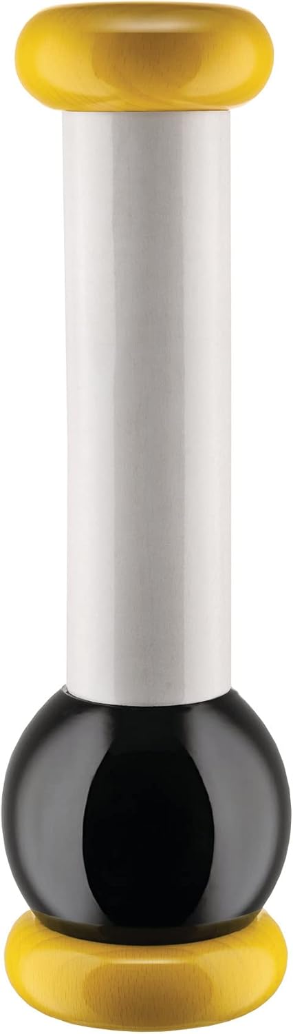 Alessi Salt Pepper Spice Grinder Set in Beech Wood