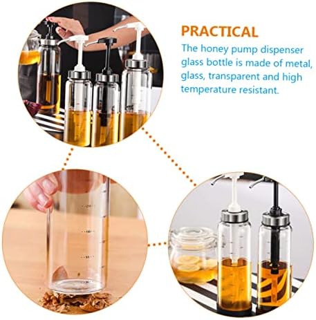 Cabilock 500ml Honey Squeeze Bottle with Metal Pump