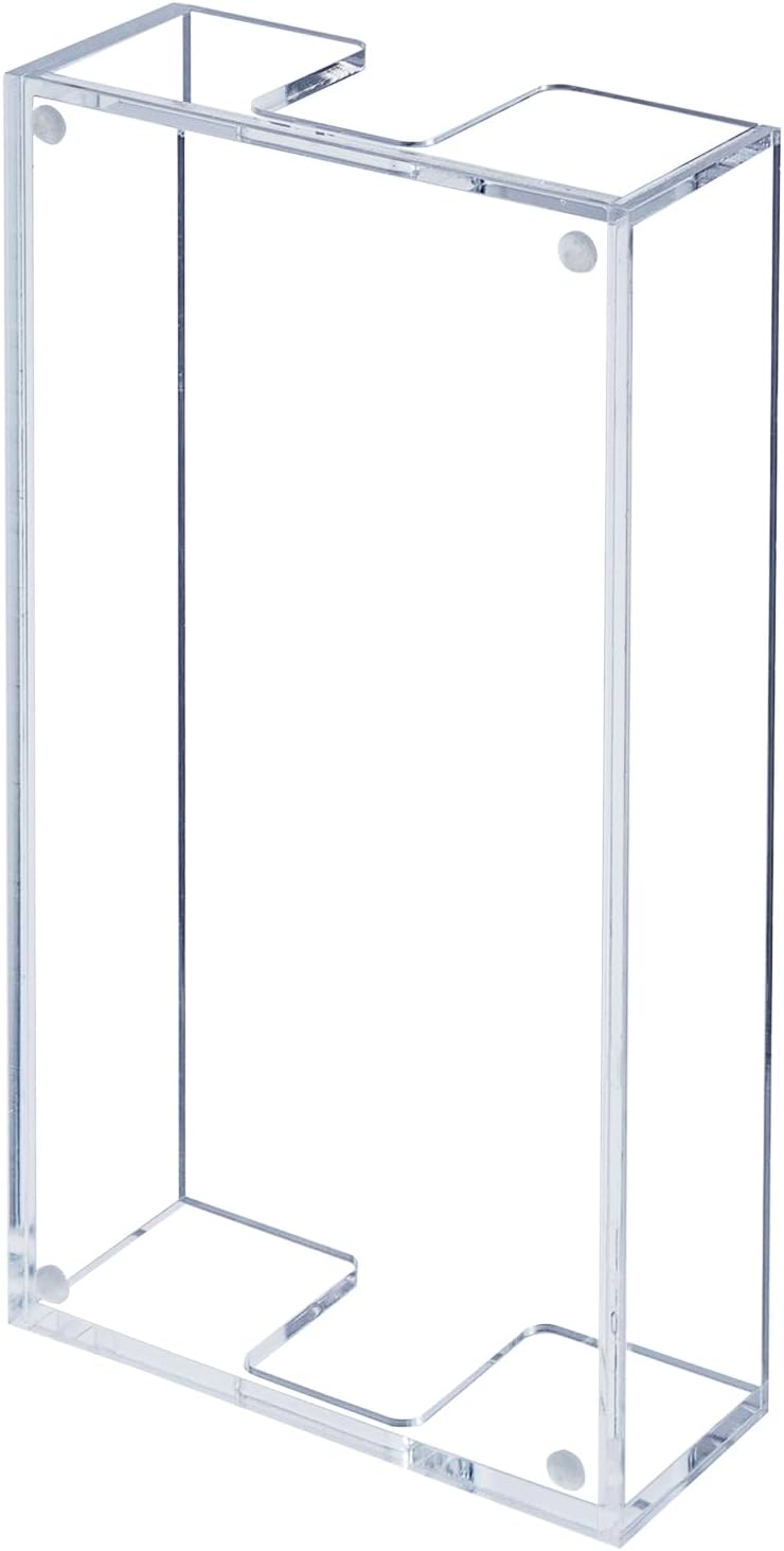 MyGift Premium Clear Acrylic Towel Tray for Vanity Countertop