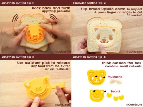 CuteZCute Animal Friends Food Deco Cutter and Stamp Kit