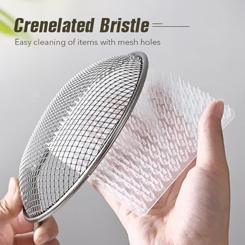 YISENK 5PCS Vegetable Scrubber Brush with Finger Holder