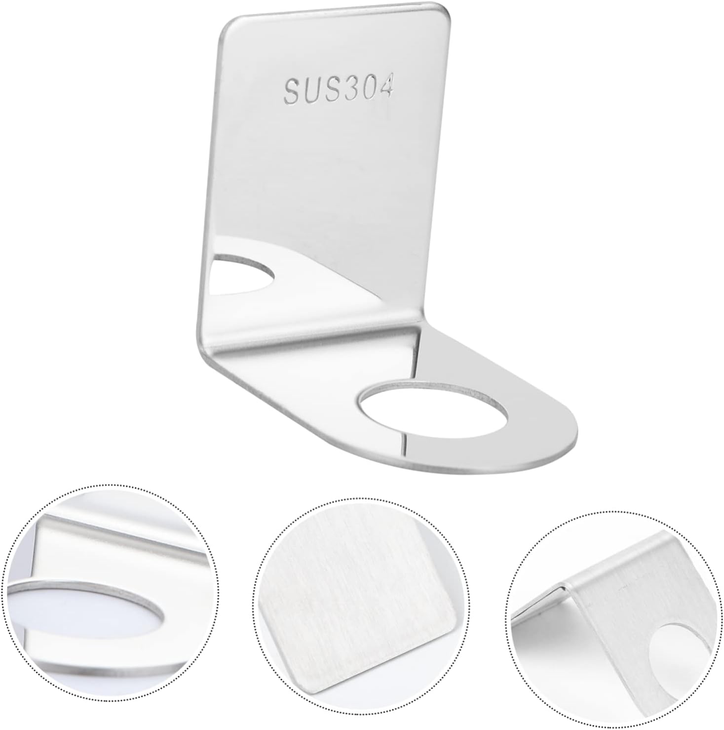 Ciieeo Stainless Steel Shower Gel Shampoo Rack Hooks