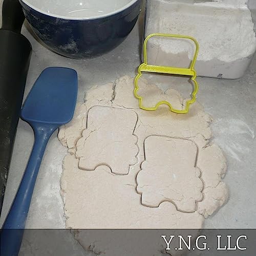 YNGLLC School Bus Cookie Cutter 1 Piece Yellow Made in USA
