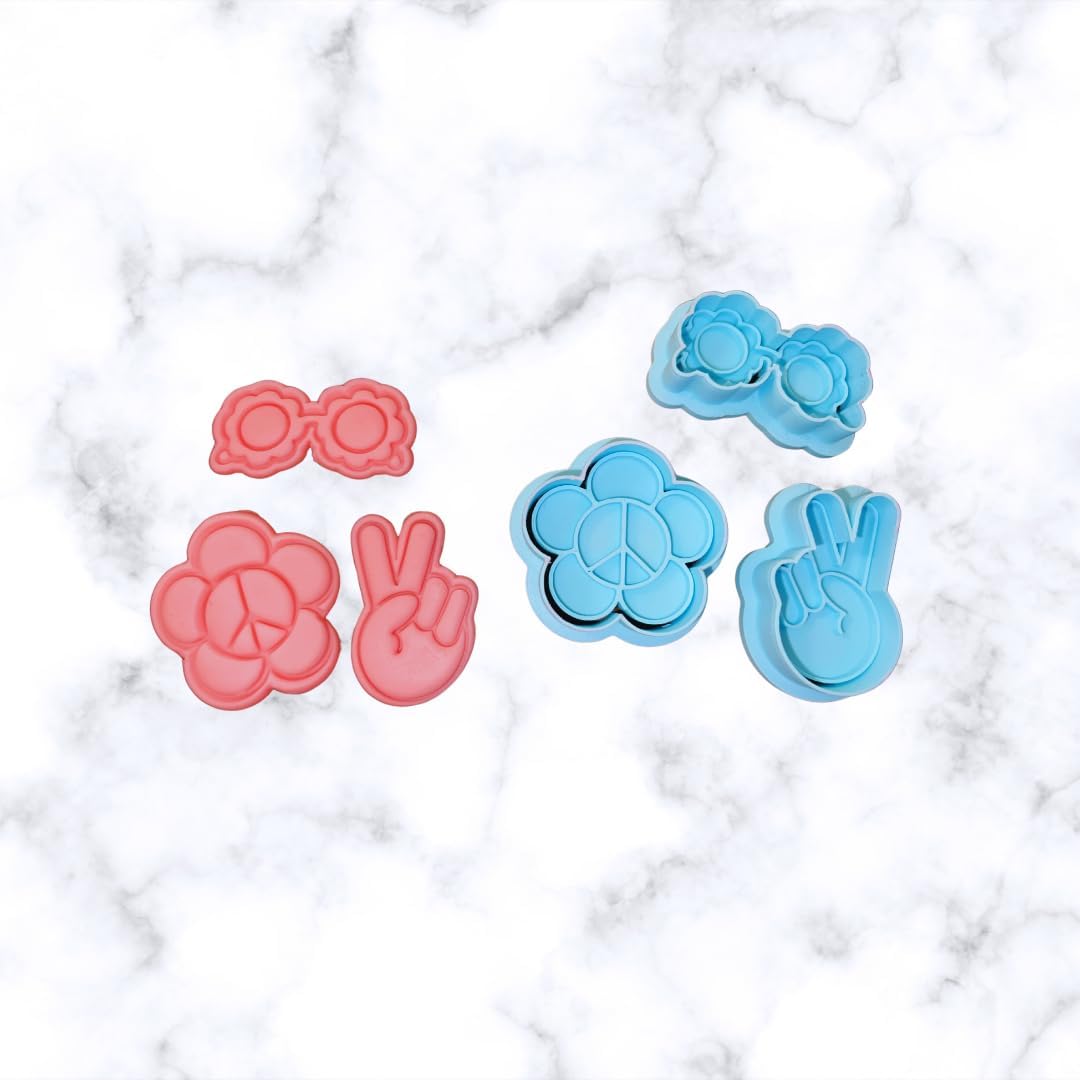 7-Piece Mini Cookie Fondant Cutter Set 175 Inch Each