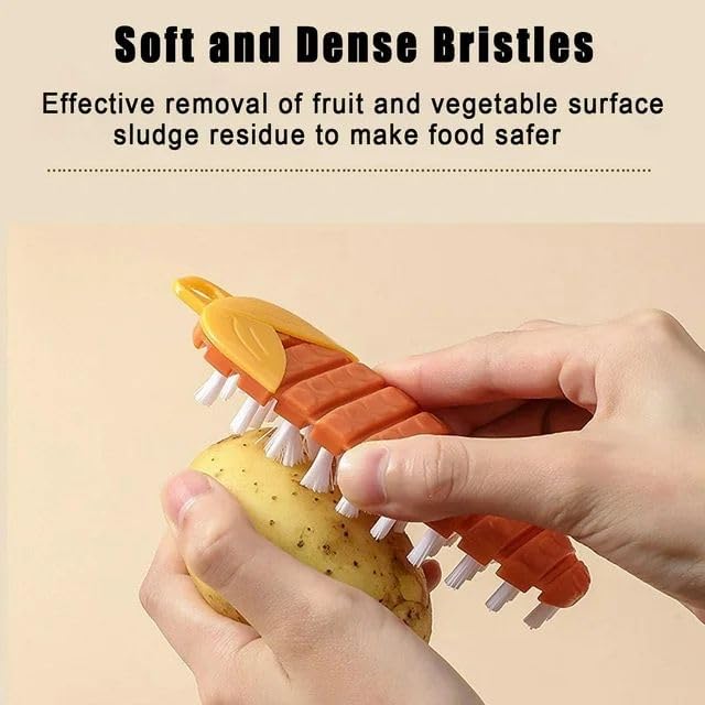 Tangseajiao Bendable Vegetable Cleaning Brush