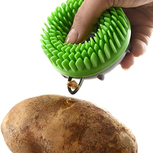 Norpro Silicone Vegetable Brush with Eye Remover