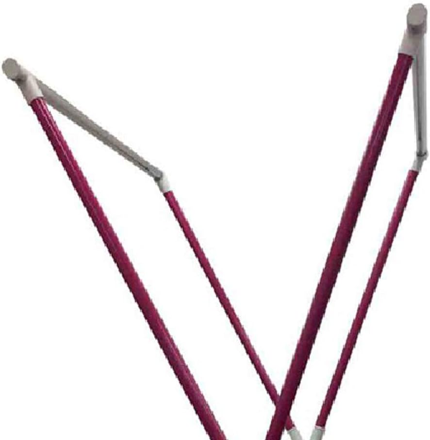 Benzara Folding Laundry Rack Pink