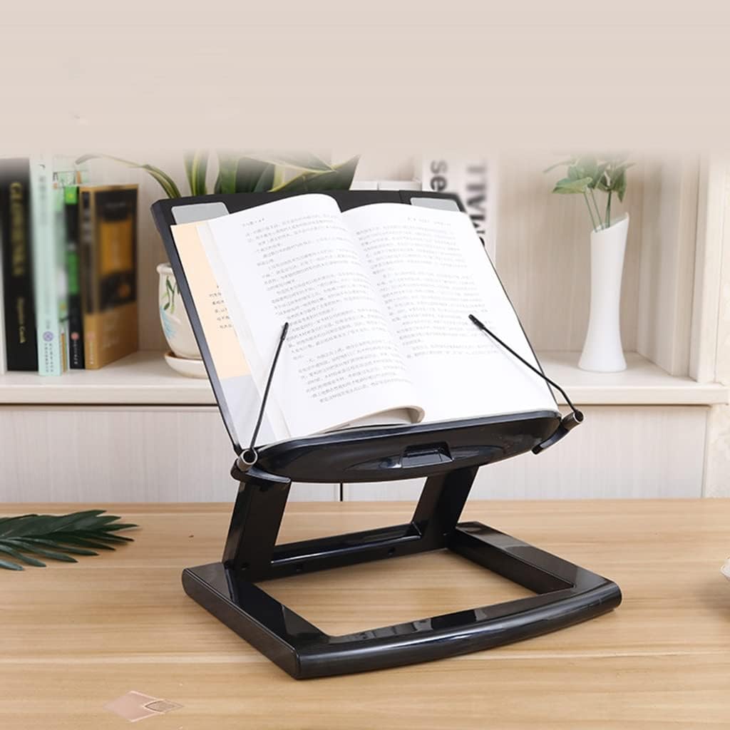 Adjustable Book Stand for Reading Cookbooks Tablets and More