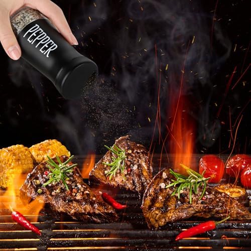 Accmor Adjustable Salt Pepper Shakers Set