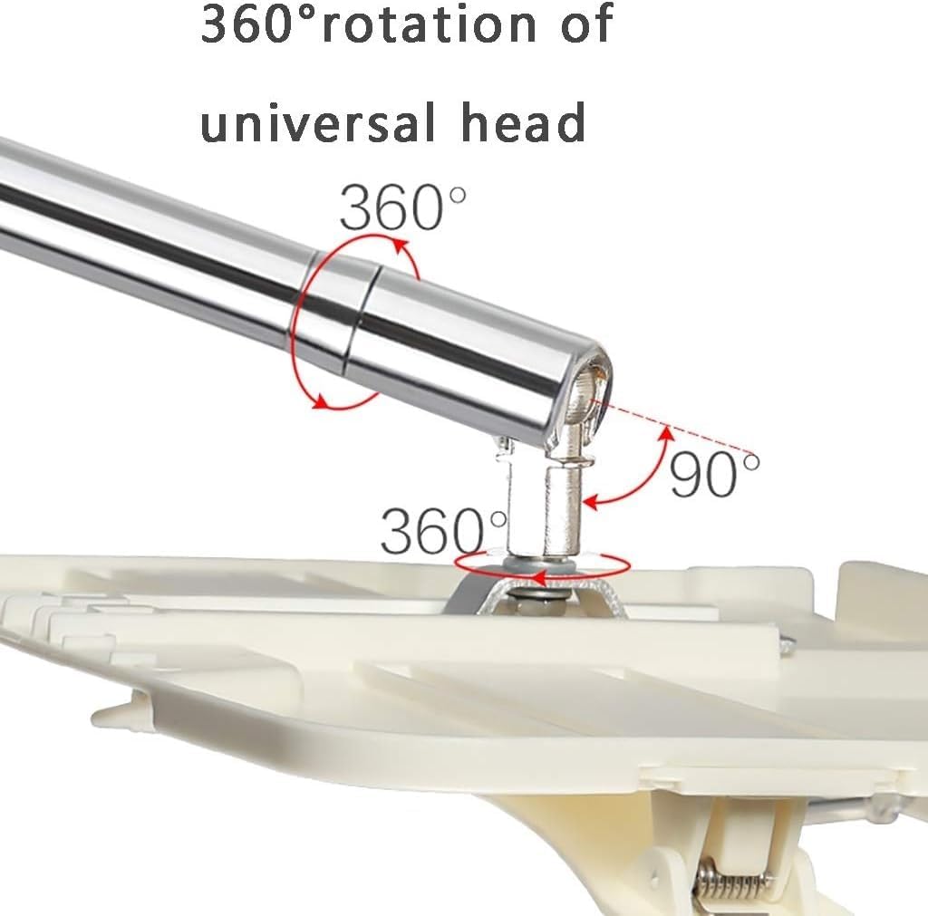 Hands Free Book Stand with 360 Rotating and Adjustable Height