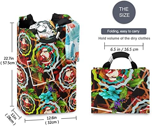 visesunny Large Laundry Hamper Basket with Waterproof Oxford Fabric and Foldable Design