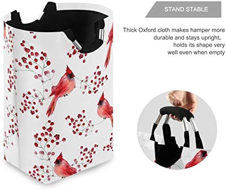 Susiyo Foldable Laundry Basket with Handles and Unique Pattern Design
