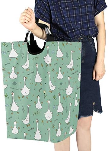Susiyo Foldable Laundry Basket with Handles and Waterproof Interior 1
