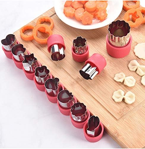 WOIWO 12-Piece Stainless Steel Cookie Cutter Set with Hand Protectors