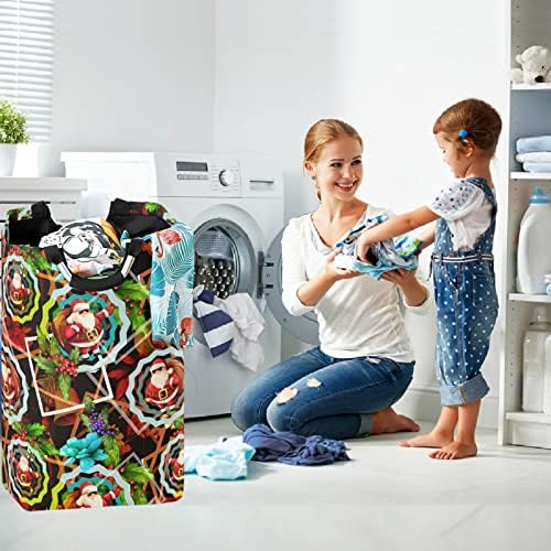 visesunny Large Laundry Hamper Basket with Waterproof Oxford Fabric and Foldable Design