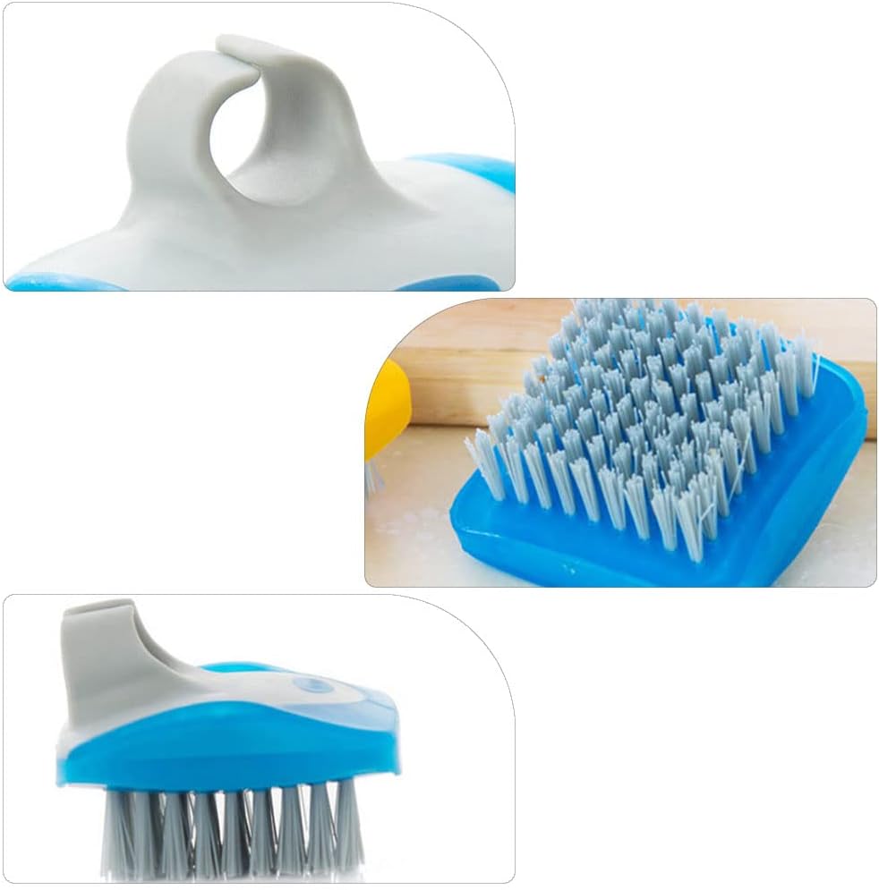 QUANXILXU 2 Pcs Vegetable Brush with Flexible Design
