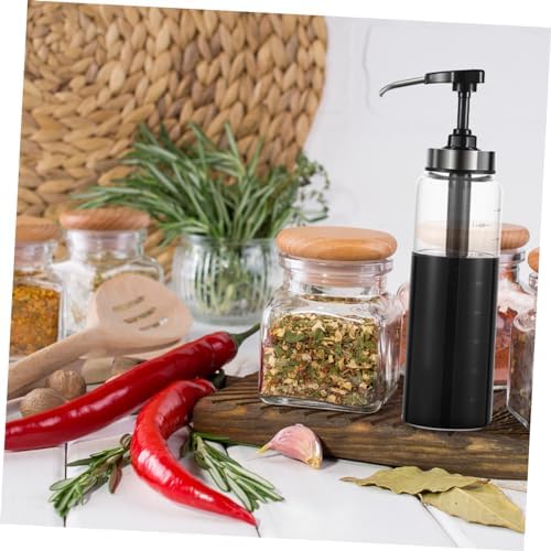 KICHOUSE 500ml Condiment Squeeze Bottle for Ketchup Salad Dressing and Sauces