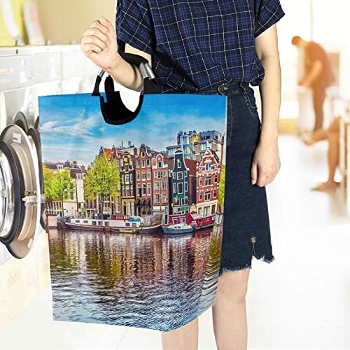 visesunny Large Laundry Hamper with Double Layer 600D Oxford Fabric