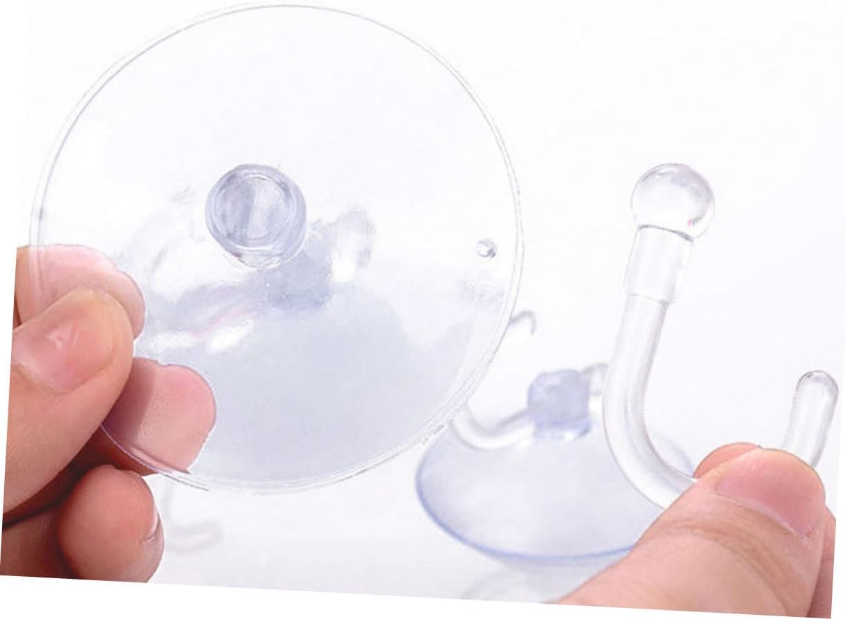 ABOOFAN 40pcs Suction Cup Hooks for Bathroom Towels Clothes Accessories