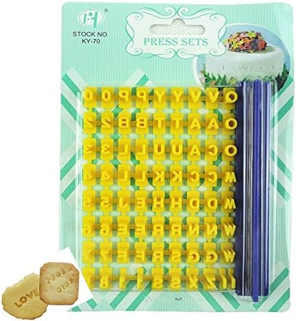 Gracelife 73 pcs Biscuit Fondant Cookie Stamp Cutter Set
