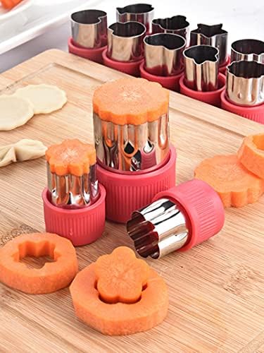 CUICUI 12Pc Set Mini Vegetable Fruit Cutter Mold Baking Tools 1
