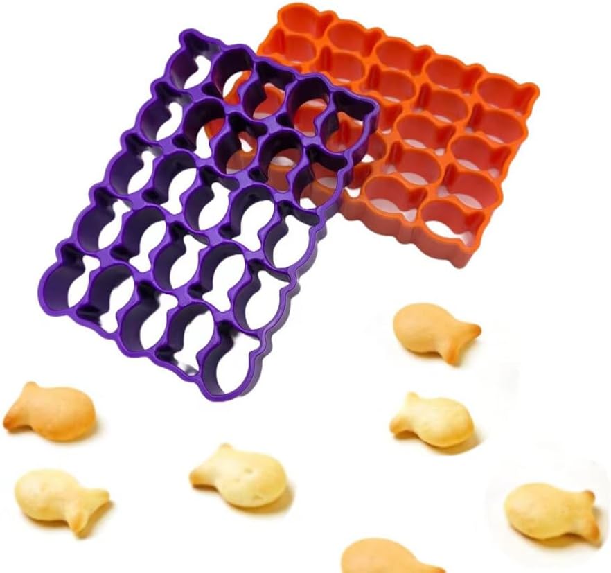 25-Cavity Goldfish Cookie Cutter for Baking 1