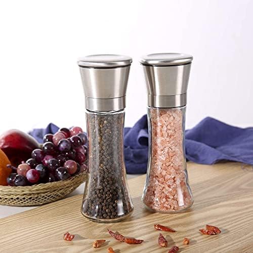 TIANYUU Salt Pepper Grinder Set with Adjustable Coarseness 1