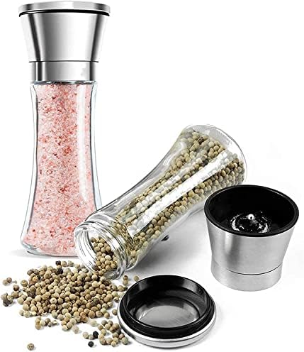 TIANYUU Salt Pepper Grinder Set with Adjustable Coarseness 1