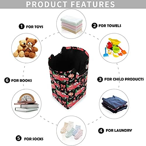 visesunny Foldable Laundry Basket with Waterproof Fabric
