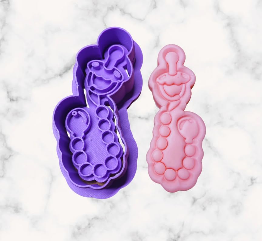 Baby Font Embosser Debosser Set of 3 Font 2 Pacifier 1