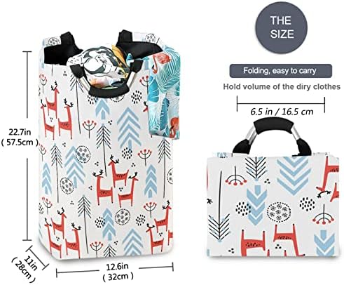 visesunny Foldable Laundry Hamper with Waterproof Liner