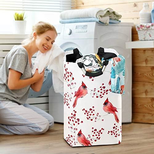 Susiyo Foldable Laundry Basket with Handles and Unique Pattern Design
