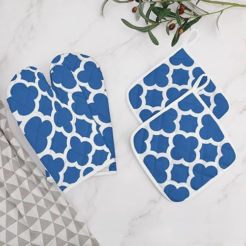 Curdesi 4PCS Oven Mitts and Pot Holders Set 1