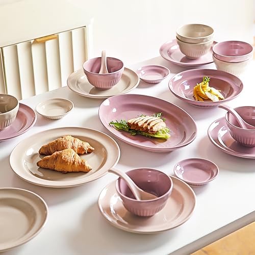 MDZF SWEET HOME Cream Style Dinnerware Set 24 Pcs