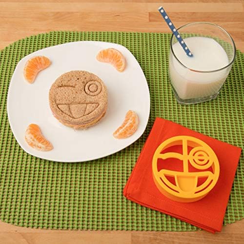 Bentology Emoji Cutters 4-Pack Set for Cookies Sandwiches More