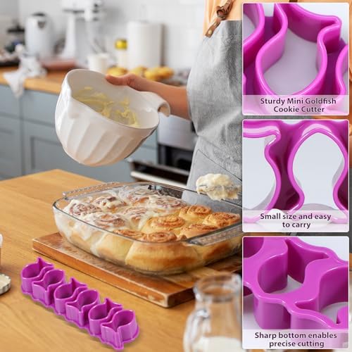 3Pcs Fish Cookie Cutter for Baking and Crafts