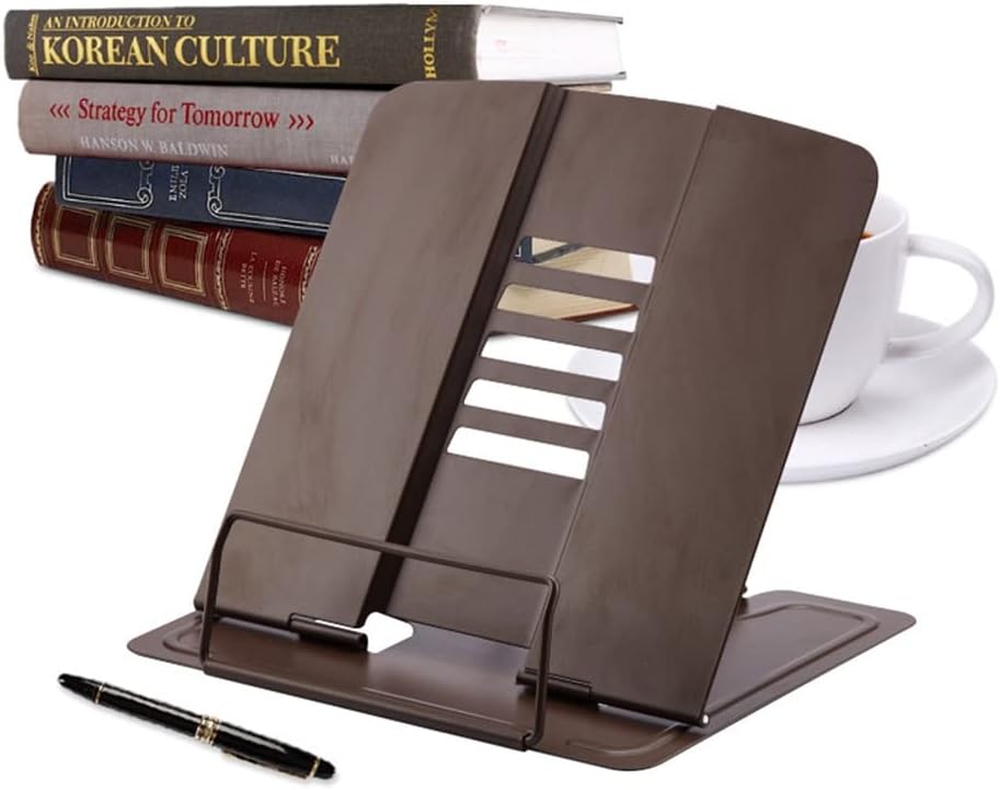 Adjustable Book Stand for Reading and Cooking 1