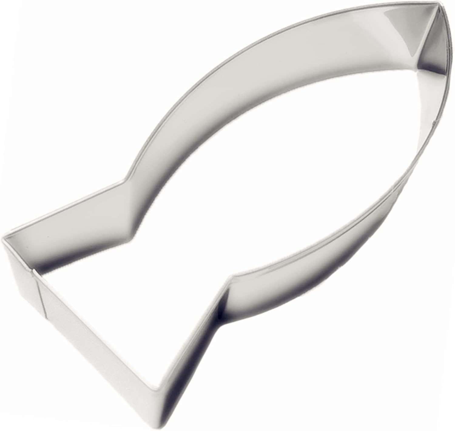 Comais Large Fish Cookie Cutter - 46 Inch Stainless Steel Jesus Fish Mold