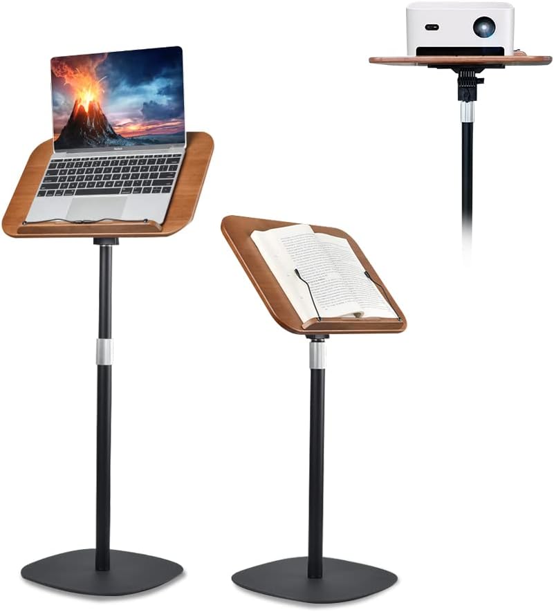 Adjustable Book Stand for Reading Bible Laptop and Tablet