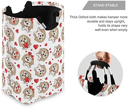 Susiyo Foldable Laundry Basket with Handles and Waterproof Interior