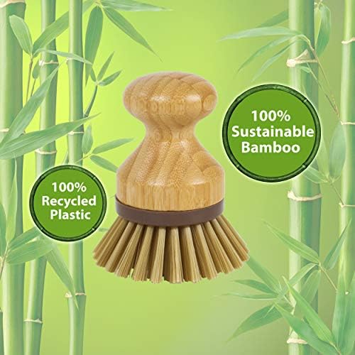 Bamboo Naturals Mini Scrub Brush Eco-Friendly Kitchen Tool 1