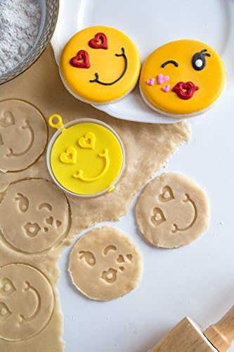 Emoji Flip and Stamp Cookie Cutter 32 x 4 inch