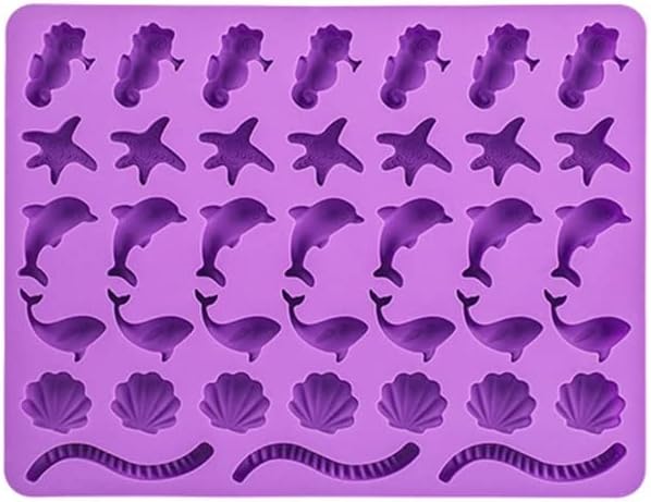 Junhcone 38 Cells Marine Life Chocolate Mould