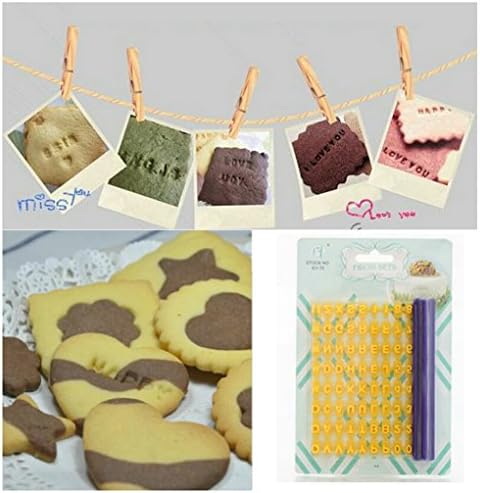Gracelife 73 pcs Biscuit Fondant Cookie Stamp Cutter Set