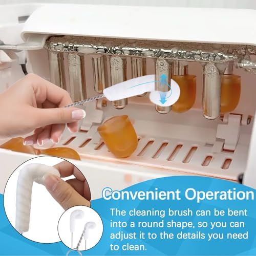 Orizizhic 12Pcs Ice Maker Cleaning Brush Set